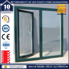 High Quality Wooden Grain Aluminum Casement Window